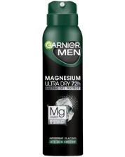 Garnier Men Спрей дезодорантMagnesium Ultra Dry, 150 ml -1