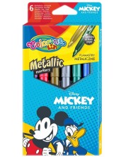 Маркери Colorino Disney - Mickey and Friends, 6 цвята