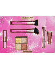 Makeup Revolution Подаръчен комплект Blush & Glow, 6 части -1