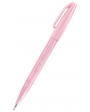 Маркер четка Pentel Sign Pen - SES15C, розов