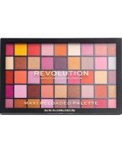 Makeup Revolution Maxi Reloaded Палитра сенки Big Love, 45 цвята -1