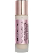 Makeup Revolution Conceal & Define Покривен фон дьо тен, F1, 23 ml -1