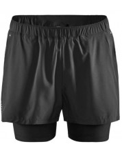 Мъжки къс панталон Craft - ADV Essence 2-in-1 Stretch , черни -1
