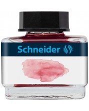 Мастило за писалка Schneider - 15 ml, руж -1