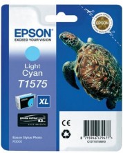 Мастилница Epson - T1575, за Epson Stylus Photo R3000, light cyan