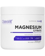 Magnesium Citrate, неовкусен, 200 g, OstroVit -1