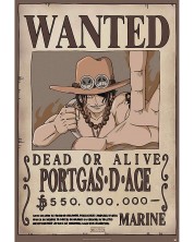 Макси плакат GB eye Animation: One Piece - Ace Wanted Poster