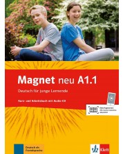 Magnet neu A1.1: Deutsch für junge Lernende. Kurs- und Arbeitsbuch mit Audio-CD