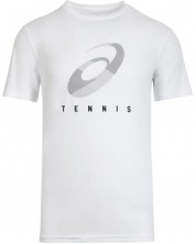 Мъжка тениска за тенис Asics - Court M Spiral Tee, бяла -1
