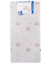 Матрак KikkaBoo - Memory Comfort, 60 х 120 х 12 cm, Elephants Pink