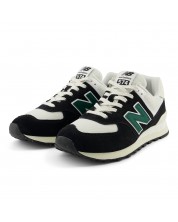 Мъжки обувки New Balance - 574 Classics , черни/зелени