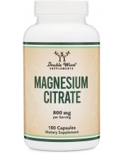 Magnesium Citrate, 180 капсули, Double Wood