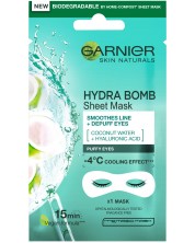 Garnier Skin Naturals Лист маска за подпухнали очи Hydra Bomb, 6 g -1