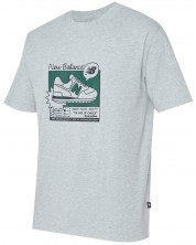 Мъжка тениска New Balance - Ad Relaxed, размер XXL, сива