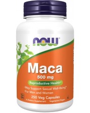 Maca, 500 mg, 250 капсули, Now