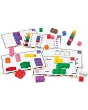 Математически кубчета за сглобяване Learning Resources - Stem, 100 части