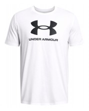 Мъжка тениска Under Armour - Sportstyle Logo Update, размер 3XL, бяла