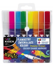 Mагически флумастери Kidea - 8 цвята