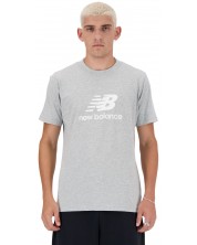 Мъжка тениска New Balance - Sport Essentials Logo , сива -1