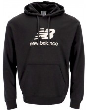 Мъжки суитшърт New Balance - Stacked Logo , черен