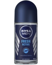 Nivea Men Рол-он против изпотяване Fresh Active, 50 ml