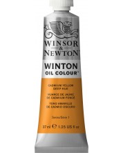 Маслена боя Winsor & Newton Winton - Кадмиева жълта тъмна, 37 ml -1