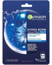 Garnier Skin Naturals Нощна лист маска за лице Hydra Bomb, 32 g -1