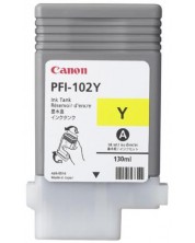 Мастилница Canon PFI-102, за imagePROGRAF iPF500/700, жълта -1