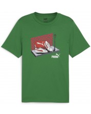 Мъжка тениска Puma - Graphics Sneaker Box Tee , зелена