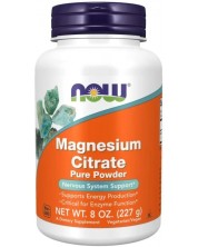 Magnesium Citrate Pure Powder, 227 g, Now -1
