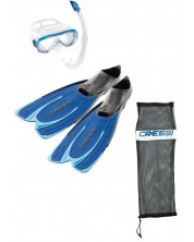 Комплект за плуване Cressi - Agua, сини -1