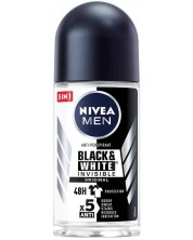 Nivea Men Рол-он Black & White Invisible, Original, 50 ml
