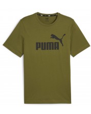 Мъжка тениска Puma - Essentials Logo Tee , зелена