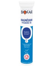 Magnesium + Vitamine B6, 20 ефервесцентни таблетки, Biofar