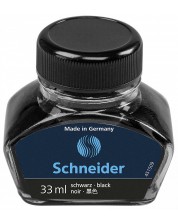 Мастило за писалка Schneider - 33 ml, черно -1