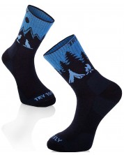 Мъжки чорапи Pirin Hill - Hiking Socks Wolf, размер 43-46, сини