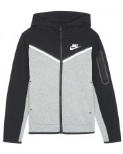 Мъжки суитшърт Nike - NSW Tech Fleece , черен/сив