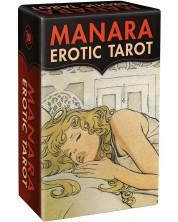 Manara Erotic Tarot: Mini Tarot (78-Card Deck and Guidebook) -1