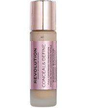Makeup Revolution Conceal & Define Покривен фон дьо тен, F7, 23 ml -1