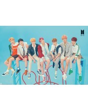 Макси плакат GB eye Music: BTS - Group Blue -1