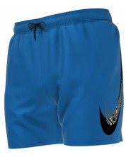 Мъжки плувни шорти Nike - Liquify Swoosh, сини -1