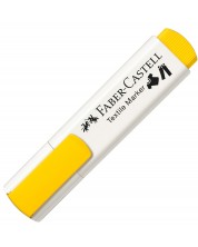 Маркер за текстил Faber-Castell, жълт -1