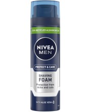 Nivea Men Пяна за бръснене Protect & Care, 200 ml -1