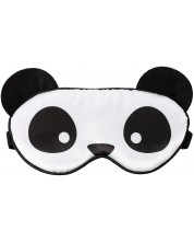 Маска за сън I-Total Panda - Черно-бяла