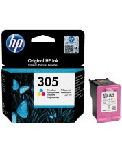 Мастилница HP - 305, за DeskJet 27xx/41xx/Envy 6000, трицветна -1