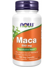 Maca, 500 mg, 100 капсули, Now -1