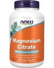 Magnesium Citrate, 240 капсули, Now