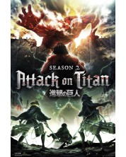 Макси плакат GB eye Animation: Attack On Titan - Key Art 1