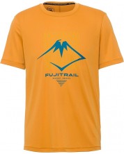 Мъжка тениска Asics - Fujitrail Logo SS Top, жълта