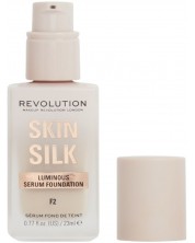 Makeup Revolution Фон дьо тен-серум Skin Silk, F2, 23 ml